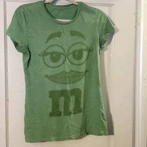 Green M&M Tshirt sz XL